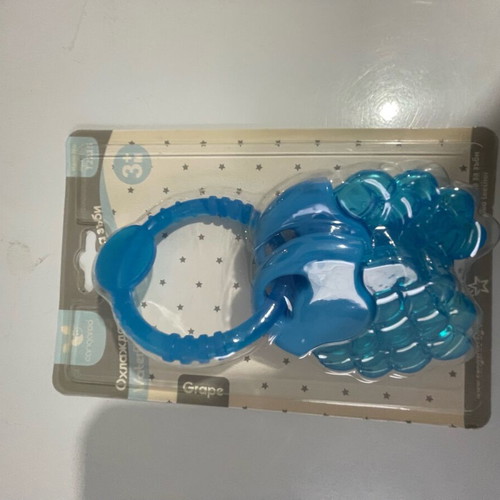 Baby teether grape shape blue new