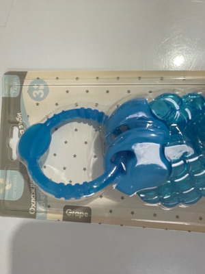 Baby teether grape shape blue new
