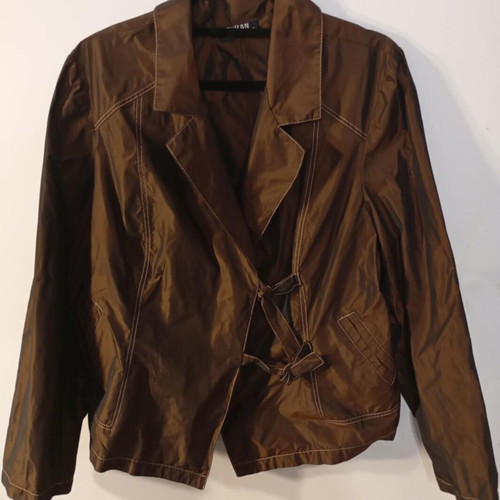 Syran Brown Windbreaker Jacket like new, size 7XL (fits 3XL-4XL)
