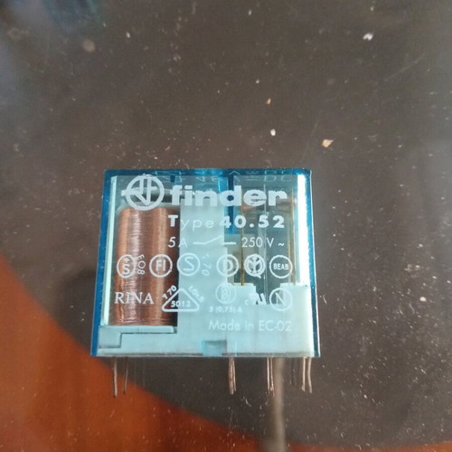 Finder 40.52 micro relay 48V DC/5A like new, pack of 2