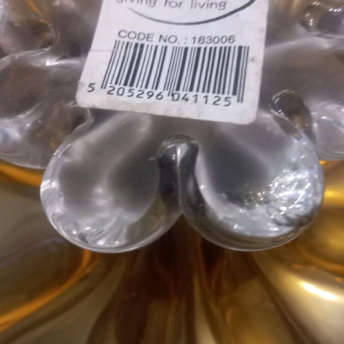 Decorative vase new with gold and brown shades