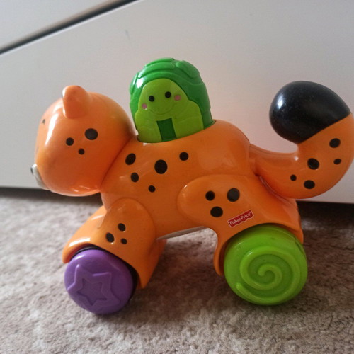 Fisher Price tiger like new moves with turtle press