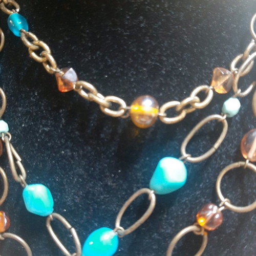 Boho necklace used
