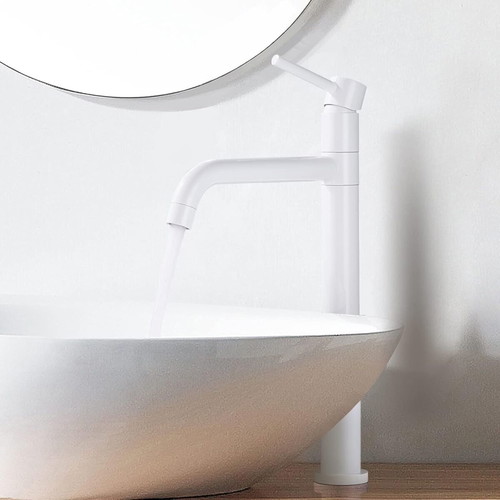 Arcora Sink Faucet new, white high design