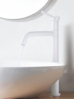 Arcora Sink Faucet new, white high design