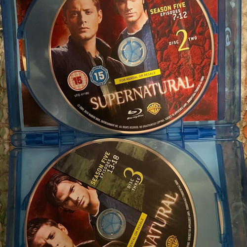 Supernatural Season 5 Boxset Blu-Ray like new
