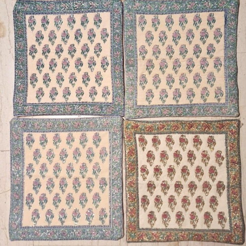 Decorative Indian Pillow Covers like new with silver thread