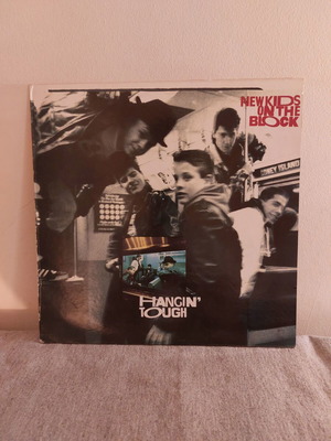 New Kids On The Block Hangin' Tough vinyl record used, pop