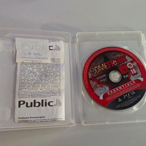 PS3 Homefront Ultimate Edition used with case and disc