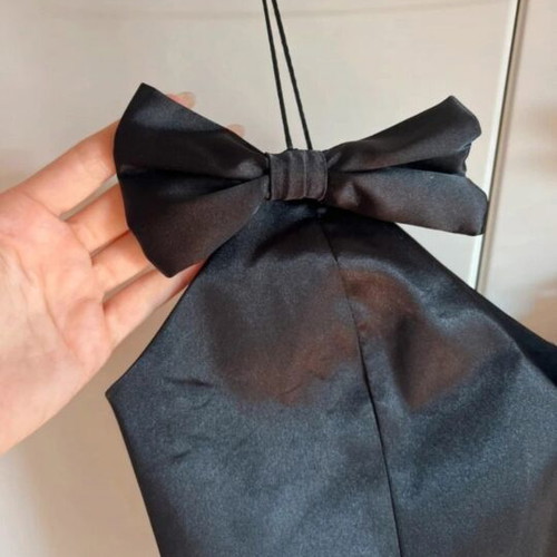 Zara satin top like new, black, size M