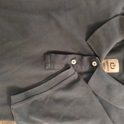 Emerson polo piqué shirt used, XXL, petrol color