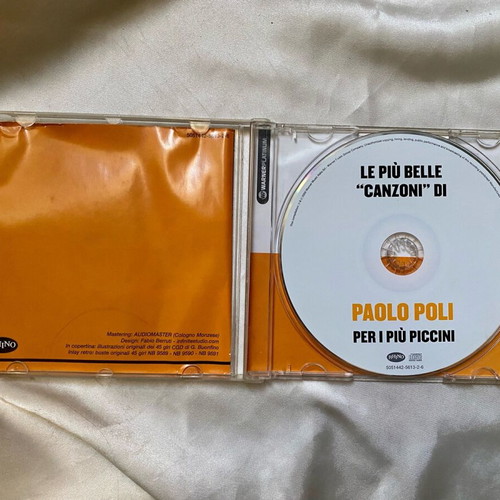 Poli Paolo Le Piu Belle Canzoni Di P.Poli CD used