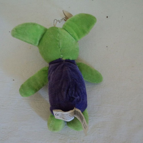 Plush animals used, set of 5, 7 to 18 cm