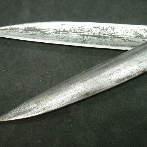 Antique scissors used, handmade, 27cm length