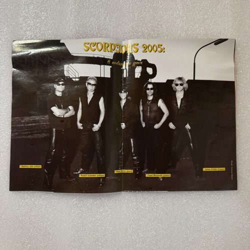Scorpions collectible booklet 2005 used