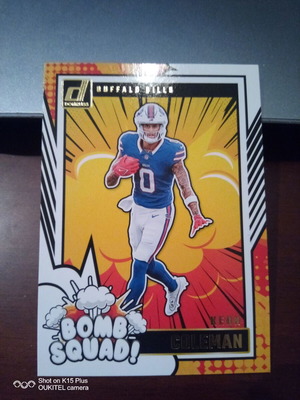 Κάρτα 2024 Panini Donruss Football Keon Coleman Bomb Squad σαν καινούργιο