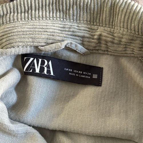 Zara overshirt like new, khaki, size XS