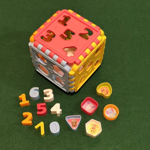 Sort & Learn Cube educational activity toy for toddlers