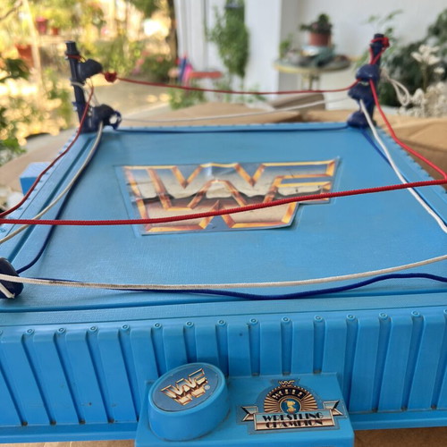 WWF Hasbro WrestleMania Wrestling Challenge Ring used, vintage collectible