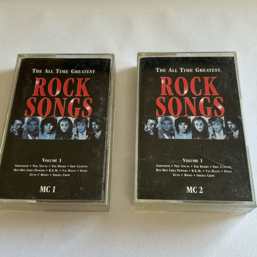 Columbia The All Time Greatest Rock Songs Vol.1 Κασέτες 2 Μεταχειρισμένες