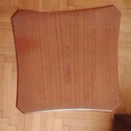 Wooden carved vintage coffee table used