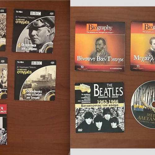 Collection of 13 DVDs historical World War II documentaries and biographies like new