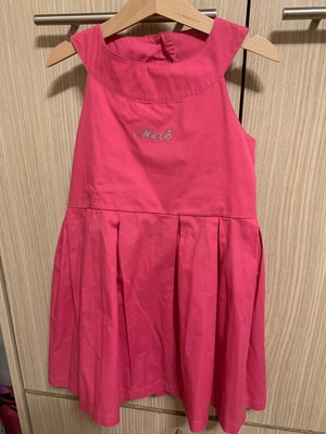 Girls' summer dress pink like new, size 8