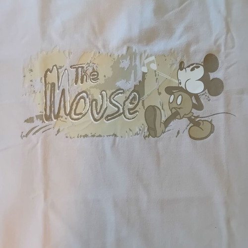 Disney T-shirt XL beige like new with Mickey Mouse print