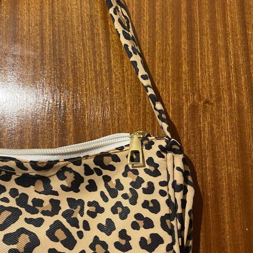 Leopard shoulder bag unused multicolor