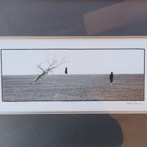Eight photographic works by Dimitris Sofikitis used with frame
