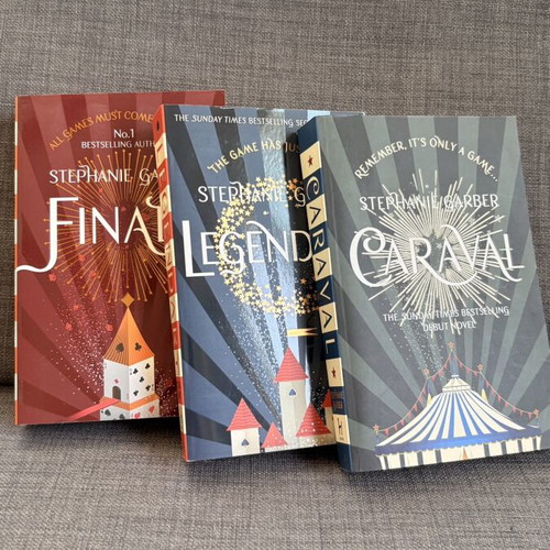 Caraval series by Stephanie Garber, like new, set of 3 books