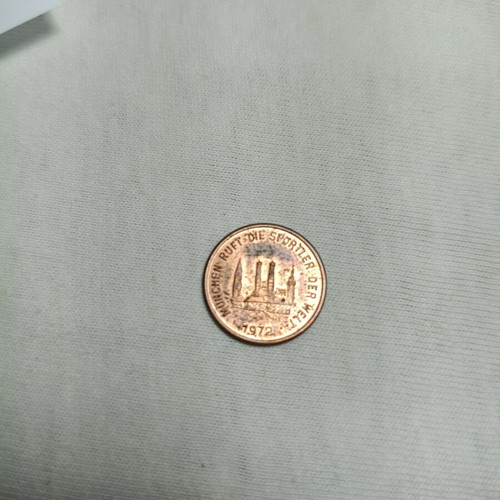 Munich 1972 Olympic Games rare commemorative coin used