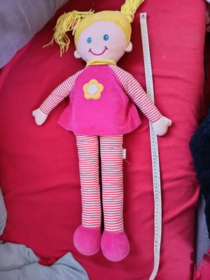 Large cloth doll used, about 74cm, likely Jumbo, early 2000s