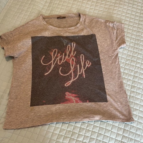 Grey t-shirt used, sizes M-XXL