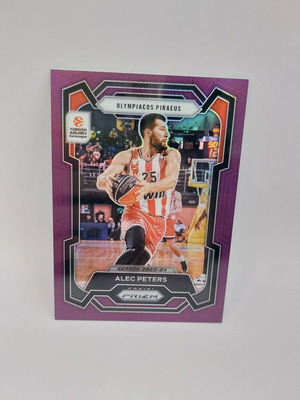 Κάρτα 2023-24 Euroleague Prizm Alec Peters purple σαν καινούργιο, limited 99