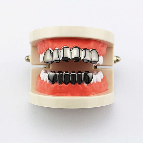 Grillz Black full set new hip-hop style
