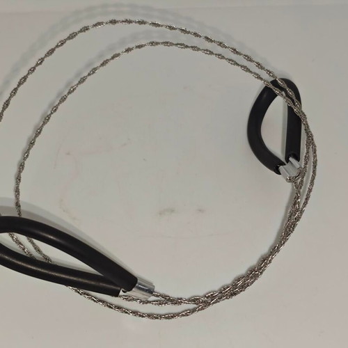 Survival saw like new, stainless steel with ergonomic handles