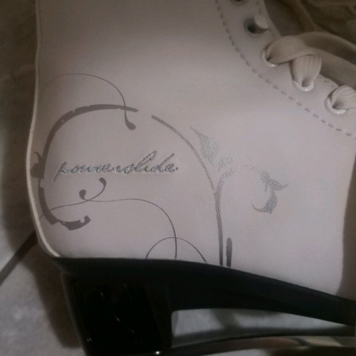 Ice skates new N37, genuine leather, steel blades