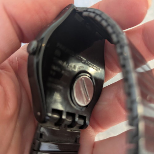 Swatch watch used, black unisex