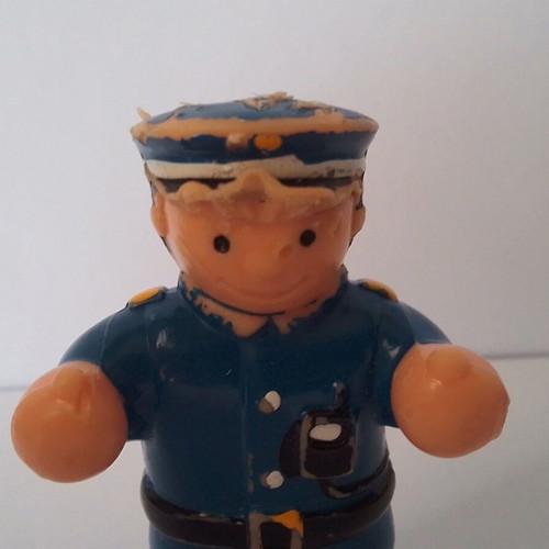 Cash the Police Officer figure used, height 6 cm