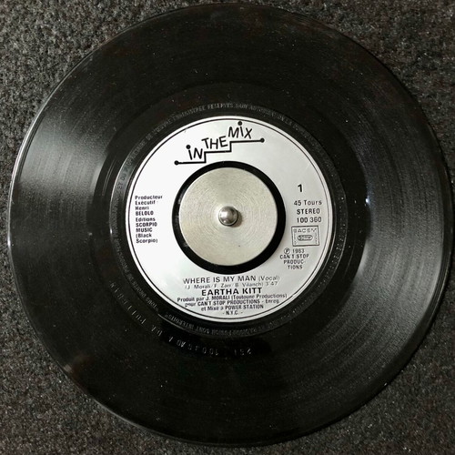 Eartha Kitt Where Is My Man 7" vinyl single used, pop