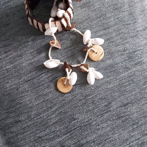 Handmade jewelry set new, necklace and bracelet with sea elements