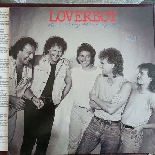 Loverboy Lovin Every Minute Of It LP used, rock