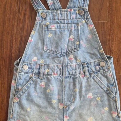 Gap denim overalls for girls 3 years like new