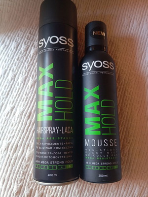 Syoss Max Hold hairspray and mousse set new