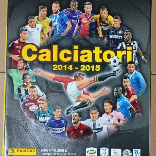 Panini Calciatori 2014-2015 Sticker Album like new with 6 stickers