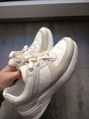Calvin Klein sneakers like new, size 37, white multicolor