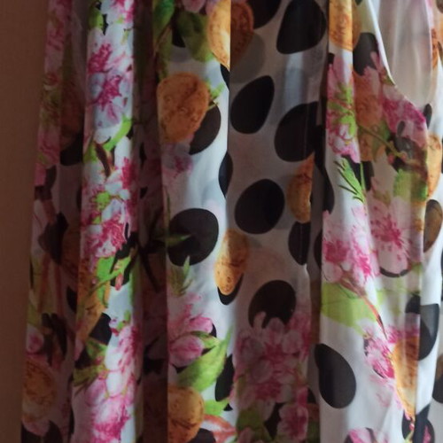 Millenium colorful blouse like new, airy design, size S