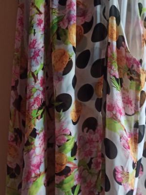 Millenium colorful blouse like new, airy design, size S