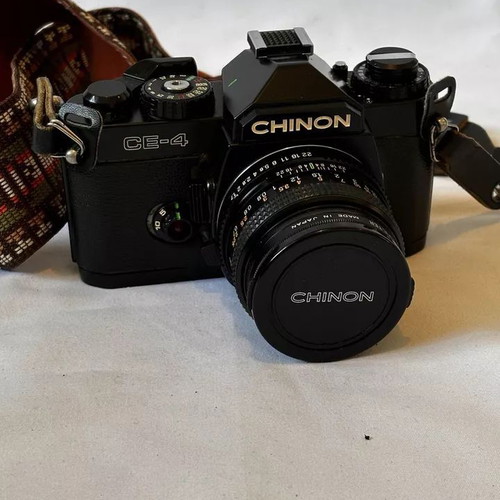 Chinon Compact 35mm Camera like new with collector accessories